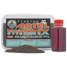 Angeln ARTEL Method Stick Mix Pellets, 400g (Bilachan) + Flüssigkeit