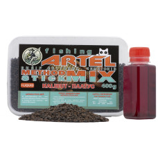Angeln ARTEL Method Stick Mix Pellets, 400g (Heilbutt) + Flüssigkeit