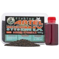 Fishing ARTEL Method Stick Mix Pellets, 400g (Garnelen) + Flüssigkeit
