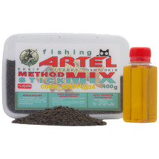 Angeln ARTEL Method Stick Mix Pellets, 400g (Mais) + Flüssigkeit