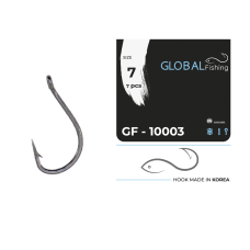 Anzuelo Global Fishing GF-10003 No. 7 (7 unidades/paquete)
