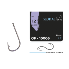 Anzuelo Global Fishing GF-10006 No. 12 (10uds/paquete)