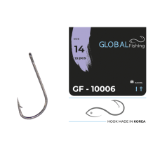 Anzuelo Global Fishing GF-10006 No. 14 (10uds/paquete)