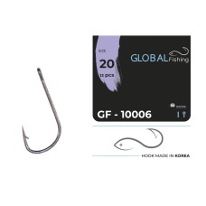 Крючок Global Fishing GF-10006 №20 (13шт/уп)