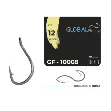 Anzuelo Global Fishing GF-10008 No. 12 (10 unidades/paquete)