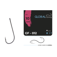 Anzuelo Global Fishing GF-1012 No. 10 (8uds/paquete)