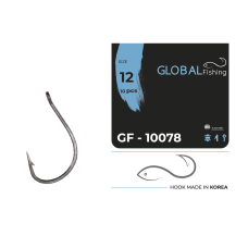 Гачок Global Fishing GF-10078 №12(10шт/уп)