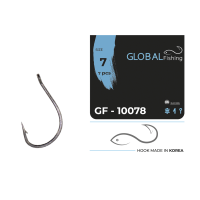 Hameçon Global Fishing GF-10078 n° 7 (7 pièces/paquet)