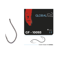 Гачок Global Fishing GF-10093 розмір №7 (8шт/уп)