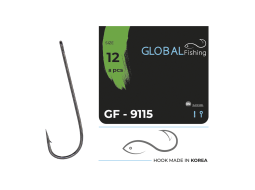 Гачок Global Fishing  GF-9115 розмір #12 (8 шт/уп)